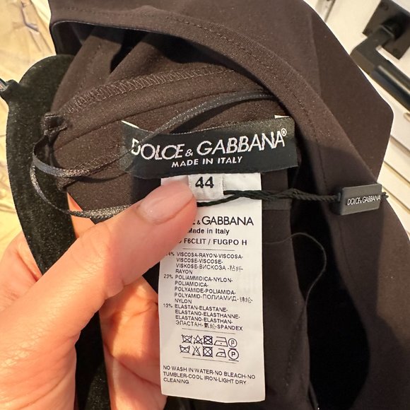 DOLCE & GABBANA x KIM LONG COLUMN DRESS | BLACK - Picture 14 of 16